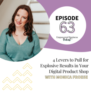 4 Levers to Pull for Explosive Results in Your Digital Product Shop