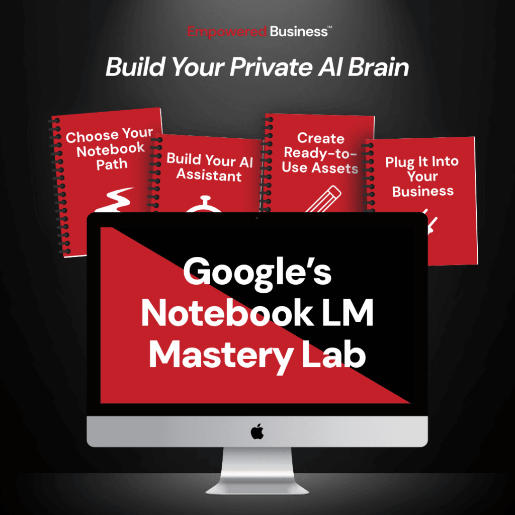 Google's Notebook LM Mastery Lab mockup