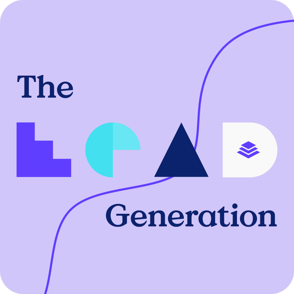 podcast cover art for lead generation podcast by leadpages