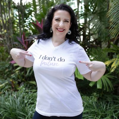 Monica Froese I Don't Do Failure Pointing At Shirt